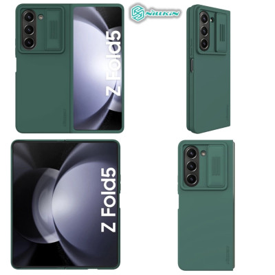ỐP LƯNG SAMSUNG GALAXY Z FOLD 5 5G NILLKIN CAMSHIELD SILKY SILICON BẢO VỆ CAMERA - Hàng CHÍNH HÃNG