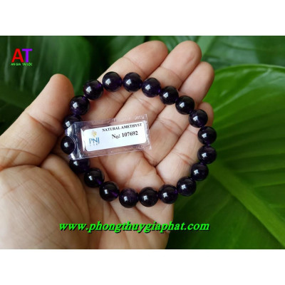 Vòng đeo tay thạch anh tím