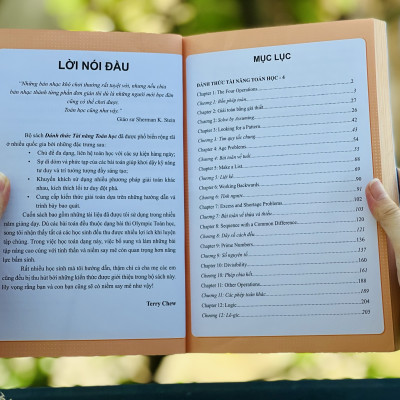 Sách toán học - Combo Sách Đánh Thức Tài Năng Toán Học - Tổng Hợp Kiến Thức Toán Học Cho Học Sinh Cấp Cấp 1, Cấp 2 ( Bộ 5 Cuốn ) Á Châu books, bìa cứng, in màu