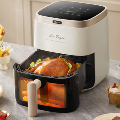 Nồi chiên không dầu Bear QZG-P15R8 (AF-4H15L), Dung tích 5L, Công suất 1500W Hàng Chính Hãng