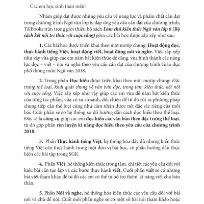 Làm Chủ Kiến Thức Ngữ Văn Bằng Sơ Đồ Tư Duy Lớp 6 - Tập 2