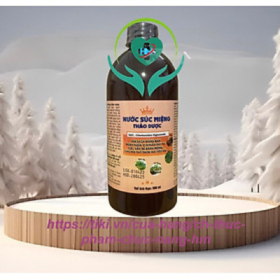 Nước súc miệng thảo dược Kingphar 500ml