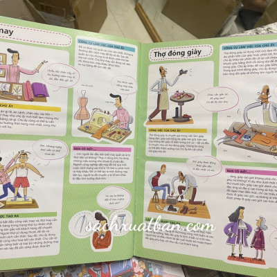 Combo 2 cuốn sách BẠN LÀM NGHỀ GÌ THẾ? - Bộ sách hướng nghiệp dành cho thiếu nhi