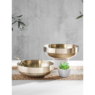 Tô mì lạnh Spring 100% inox 201 cao cấp, không sét, thành cao, lòng sâu cao cấp - Cobihome