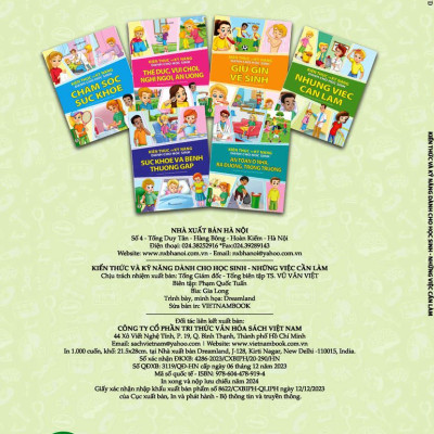 Combo 2 Quyển Kiến Thức Và Kỹ Năng Dành Cho Học Sinh: Chăm Sóc Sức Khoẻ + Những Việc Cần Làm