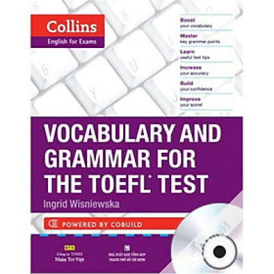Sách - Collins Vocabulary And Grammar For The TOEFL Test (Kèm CD) - Nhân Trí Việt