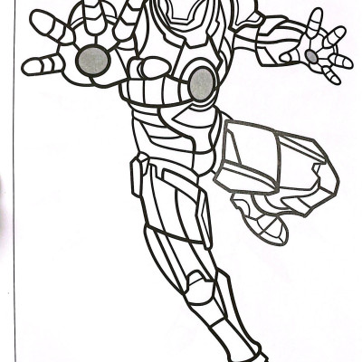 Tô Màu Siêu Anh Hùng: Người Sắt