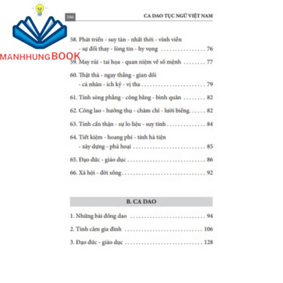 Sách - Ca dao tục ngữ Việt Nam - tái bản