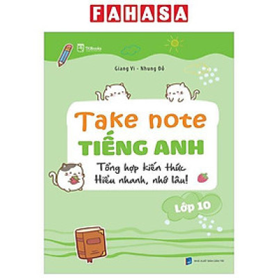 Sách - Takenote Tiếng Anh Lớp 10
