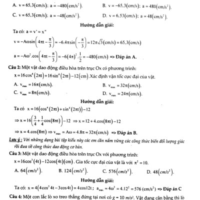 Tuyệt Kỹ Các Thủ Thuật Giải Nhanh Vật Lý 12 (Tập 1)