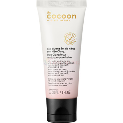 Sáp dưỡng ẩm đa năng sen Hậu Giang Cocoon Lotus multi-purpose balm - Hàng chính hãng
