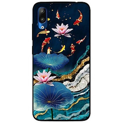 Ốp lưng dành cho Vsmart Star mẫu Sen Hồng Và Koi
