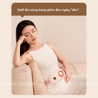 ￼quà tặng phụ nữ- Đai massage bụng 10 chế độ- Đai chườm nóng đau bụng kinh tại Nguyễn Gia group Cao Đạt