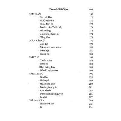 Sách - Thi Nhân Việt Nam (Tái Bản 2025)
