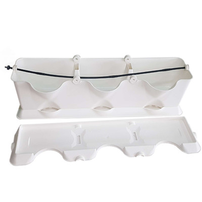 CHẬU TRỒNG RAU SẠCH TẠI NHÀ (1M2 DẠNG ĐỨNG) LÀ CHẬU NHỰA MODULE TRỒNG RAU ÁP TƯỜNG NHẬP KHẨU CHÂU ÂU BẢO HÀNH 5 NĂM (GỒM 8 MODULE LÀ 24 HỐC RAU)