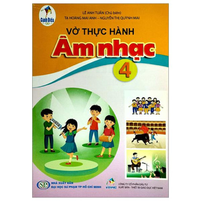 Sách - Vở Thực Hành Âm Nhạc 4 (Cánh Diều) (Chuẩn)