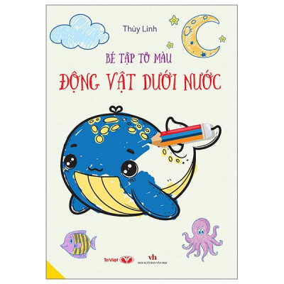 Sách - Bé Tập Tô Màu - Động Vật Dưới Nước