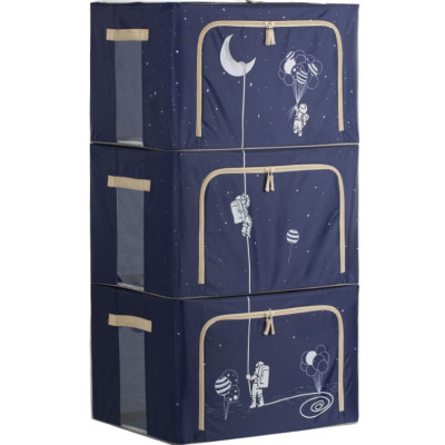 Bộ 3 Túi Đựng Chăn Màn Khung Sắt Gấp Gọn miDoctor (CÓ CHỌN MÀU)