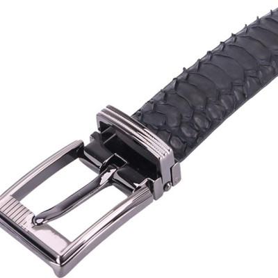 Thắt Lưng Nữ Da Trăn VIP Huy Hoàng HT5313 - Đen