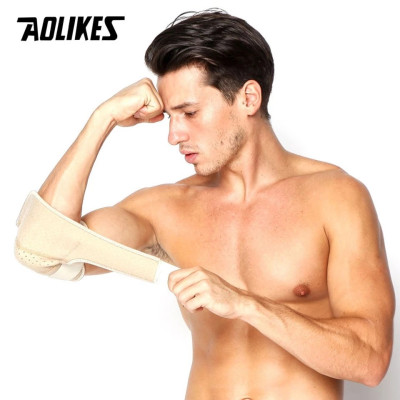 Đai bảo vệ khớp khuỷu tay AOLIKES 7948 hỗ trợ khi chơi tennis breathable sport elbow Support