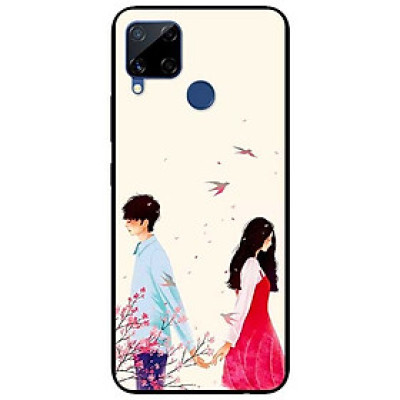 Ốp lưng dành cho Realme C15 mẫu Anime Boy Girl
