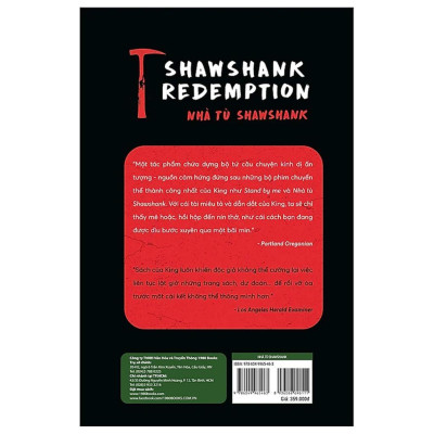Sách - Nhà Tù Shawshank - Stephen King - The New York Times Best Seller - 1980 Books