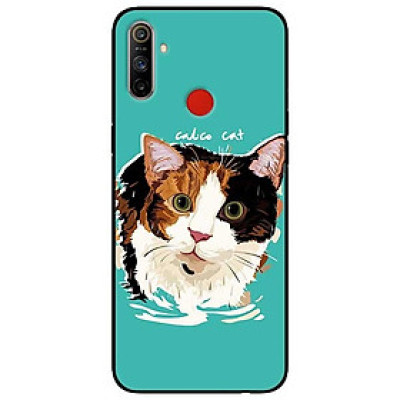 Ốp lưng dành cho Realme C3 mẫu Chú Mèo Ba Màu