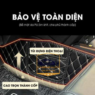 [FORD ECOSPORT] Thảm Trải Sàn, Lót Sàn Ô Tô 5D 6D Thiết Kế Theo Xe FORD ECOSPORT 2022 Chống Nước, Không Mùi - MẪU Ô VUÔNG - Hàng Chính Hãng