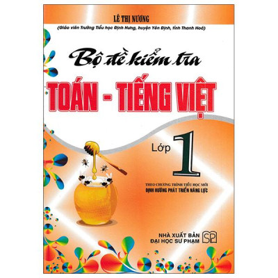 Sách - Bộ Đề Kiểm Tra Môn Toán - Tiếng Việt - Lớp 1