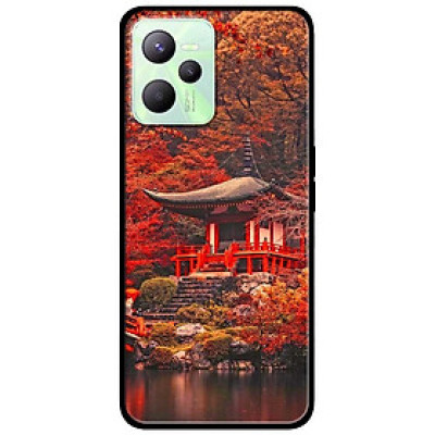 Ốp lưng dành cho Realme C35 - Realme Narzo 50A Prime mẫu Nhà Chờ Cây Đỏ