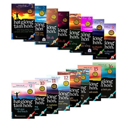 Combo Hạt Giống Tâm Hồn (Trọn Bộ 16 Tập) Tặng sổ tay VDT