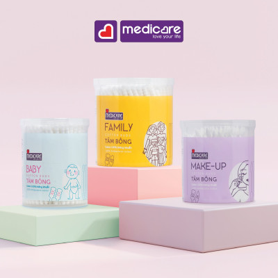 0133266 Tăm bông MEDiCARE Baby 180 cây