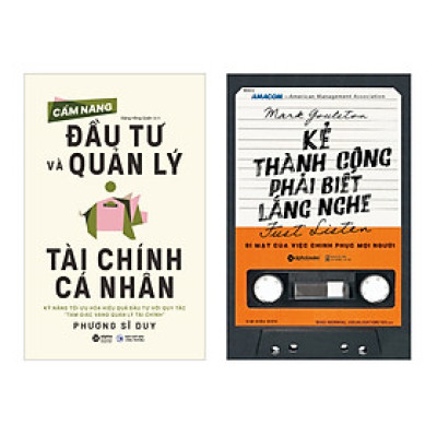 Combo Cẩm Nang Đầu Tư Và Quản Lý Tài Chính Cá Nhân + Kẻ Thành Công Phải Biết Lắng Nghe
