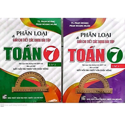 Sách - Phân Loại Và Giải Chi Tiết Các Dạng Bài Tập Toán 7 Tập 1 + Tập 2 ( Bám sát SGK Kết Nối Tri Thức Với Cuộc Sống )