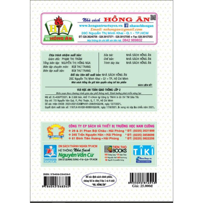 Sách - Vui Học An Toàn Giao Thông Lớp 2 - Theo Chương Trình Tiểu Học Mới Định Hướng Phát Triển Năng Lực - Hồng Ân