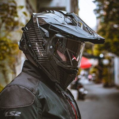 Mũ Cào Cào LS2 MX701 Explorer Carbon