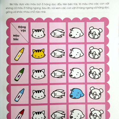 Thiên Tài Toán Học (5-6 Tuổi) - Phát Triển Tư Duy Phân Loại Sắp Xếp