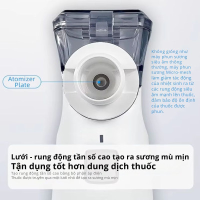 Máy Xông Khí Dung Cầm Tay Kachi YS35: Giải Pháp Hô Hấp Linh Hoạt Mọi Lúc, Mọi Nơi - hàng chính hãng