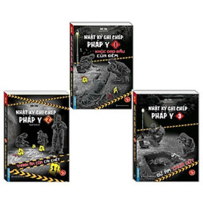 Sách - Nhật Ký Ghi Chép Pháp Y - Combo 3 Cuốn - Đới Tây - Minh Thắng