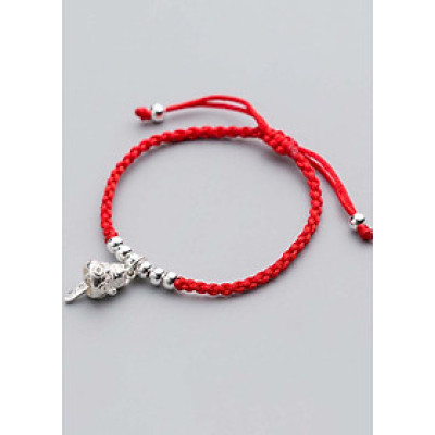 Combo 2 vòng thắt dây đỏ charm treo may mắn - Ngọc Quý Gemstones