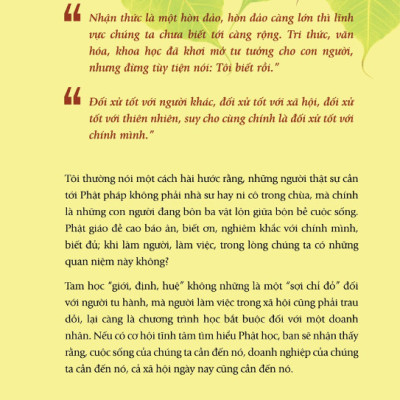 HÒA THƯỢNG NÓI VỚI DOANH NHÂN - Diệu Hoa Pháp Sư - Lê Tiến Thành dịch - (bìa mềm)