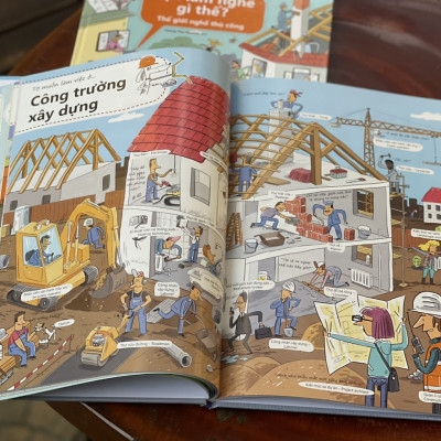 (Combo 2 cuốn, bìa cứng in màu ) BẠN LÀM NGHỀ GÌ THẾ? - Bộ sách hướng nghiệp dành cho thiếu nhi - Hana Vaskova, Petra Bartikova, Silvie Sanza – Hoàng Thu Phương dịch - NXB Đại học Sư phạm