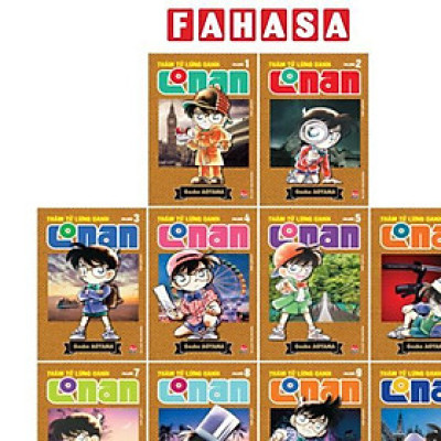 Sách - Combo Manga - Thám Tử Lừng Danh Conan : Tập 1 - 10 - Bản Nâng Cấp (Bộ 10 Tập)