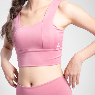 Áo bra nữ thể thao Fitme Delta 2 dây nâng ngực hỗ trợ cho gym và yoga, chất liệu thun cao cấp thoáng khí