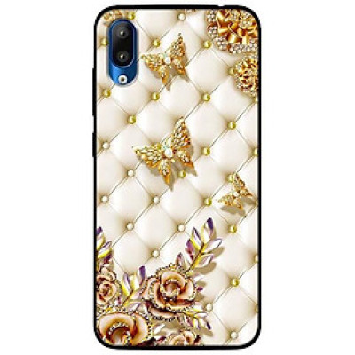 Ốp lưng dành cho Vsmart Star mẫu Bướm Vàng Giả Da