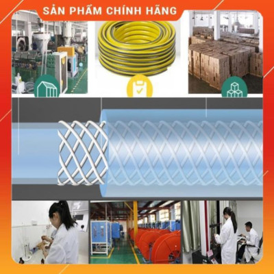 Bộ dây vòi xịt nước ️ , tăng áp 3 lần, loại 7m, 10m 206318 đầu đồng,cút,nối nhựa đen+ mở chai