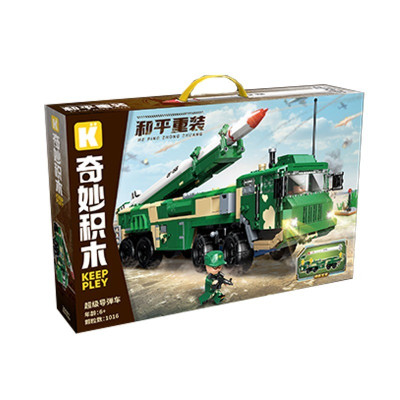 Bộ xếp hình xe quân sự 25007 - QMAN