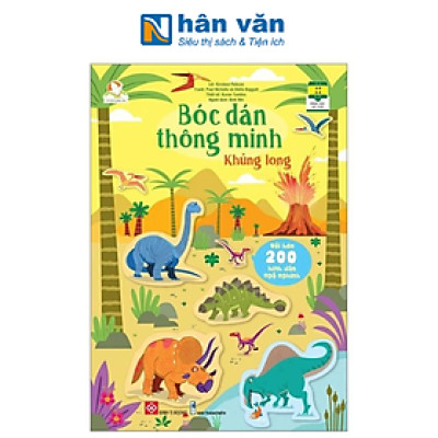 Bóc Dán Thông Minh - Khủng Long (Dành Cho Trẻ Từ 3-8 Tuổi)