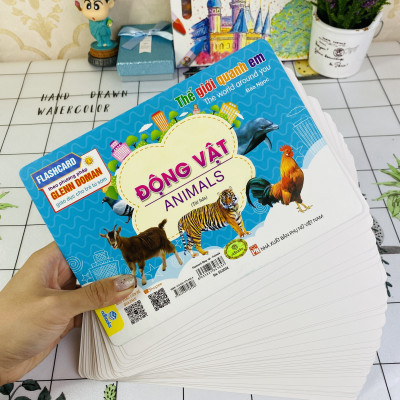 Sách - Flashcard Thế giới quanh em - Giáo dục theo phương pháp Glenn Doman
