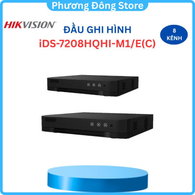 Đầu ghi hình HIKVISON HD-TVI (Turbo DVR) 4MP 16 KÊNH iDS-7216HQHI-M1/E(C)  Nhận dạng con người/xe cộ ,.-Hàng chính hãng